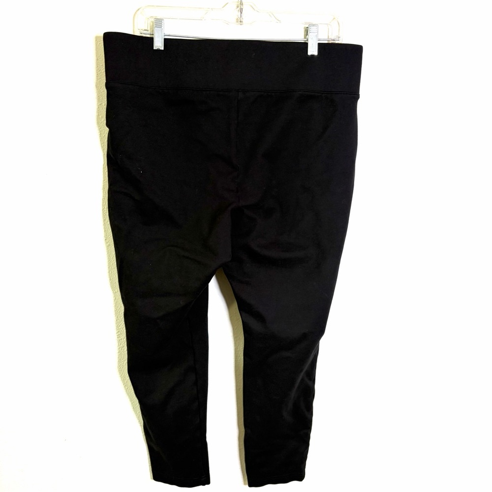 torrid pixie Black Skinny Ponte Pants sz 1 pull on ankle plus size - Picture 4 of 5